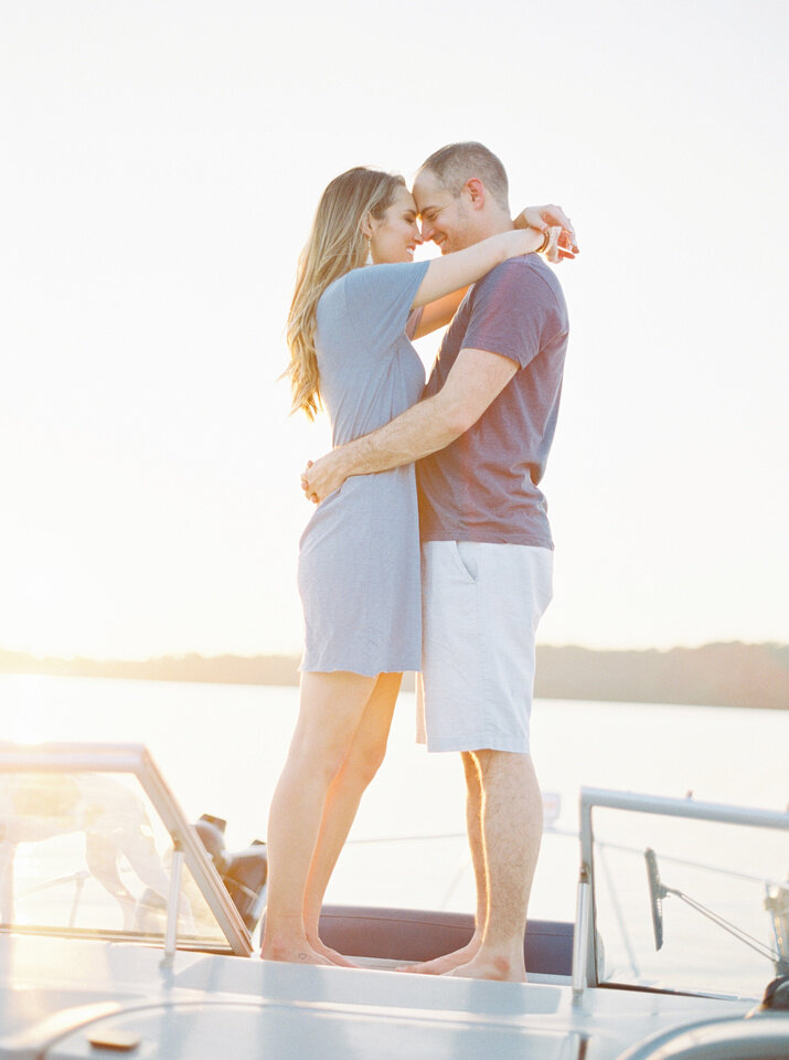 Summer Engagement on the Boat
