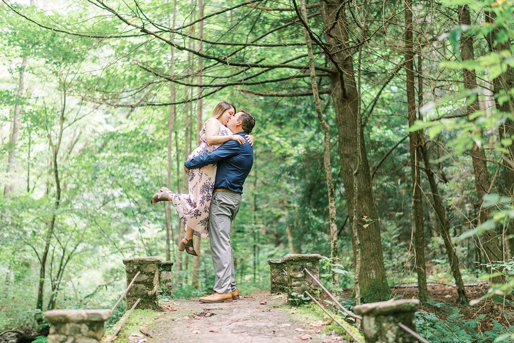 Elkmont &amp; Spence Cabin Engagement in the Smoky Mountains