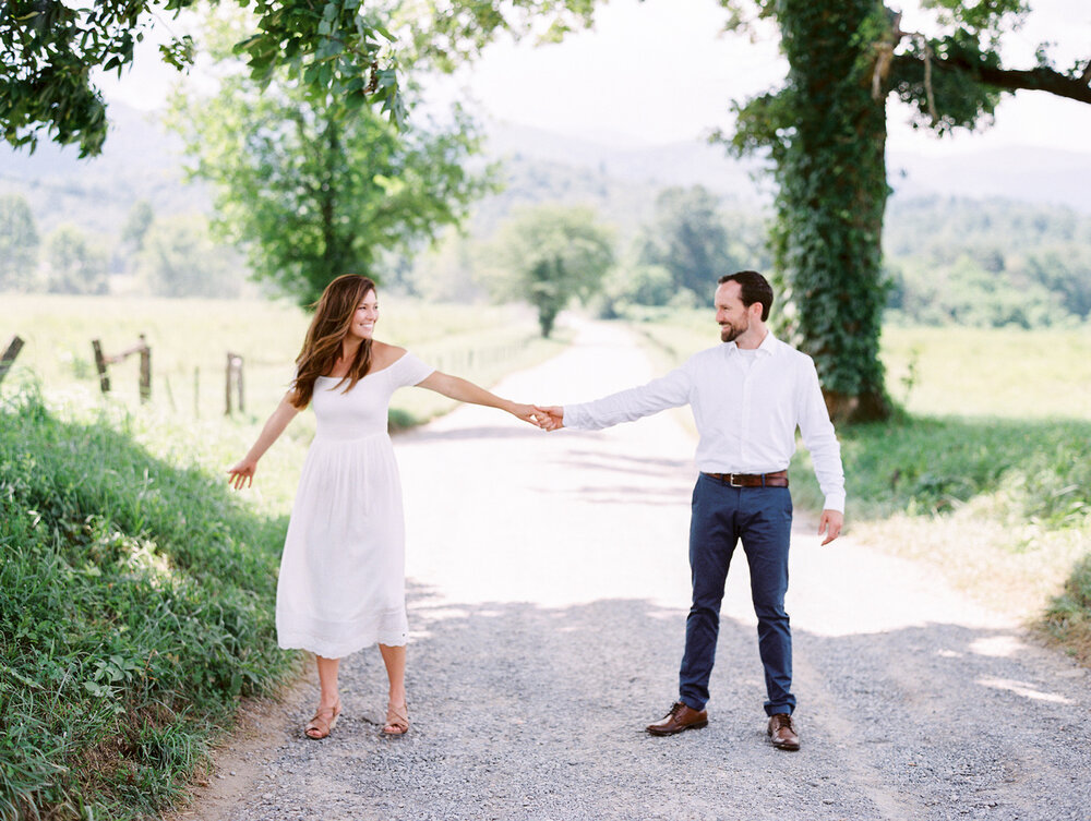 Smoky Mountains Cades Cove Elopement