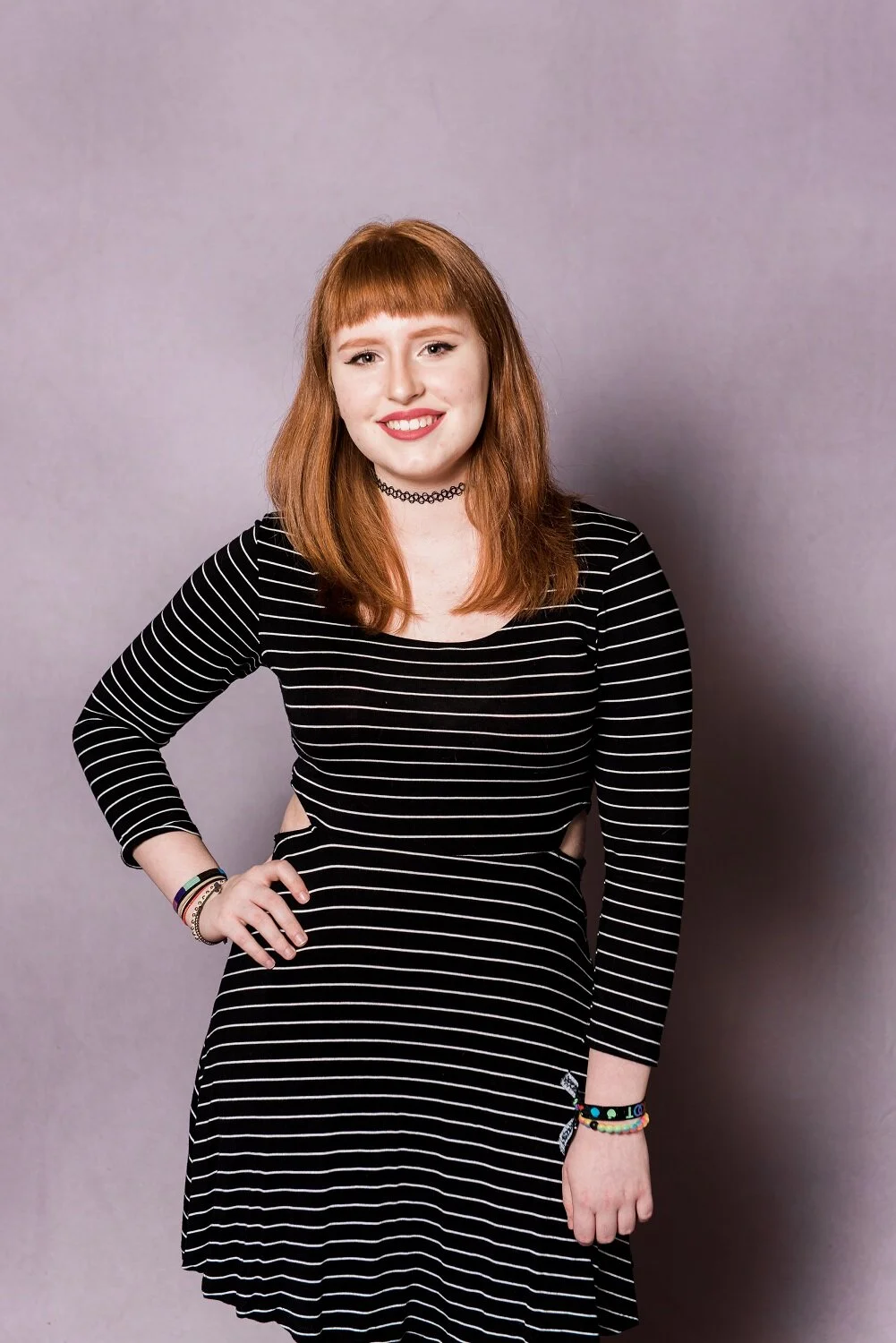 Knoxville studio portrait with crisp, bright lighting style