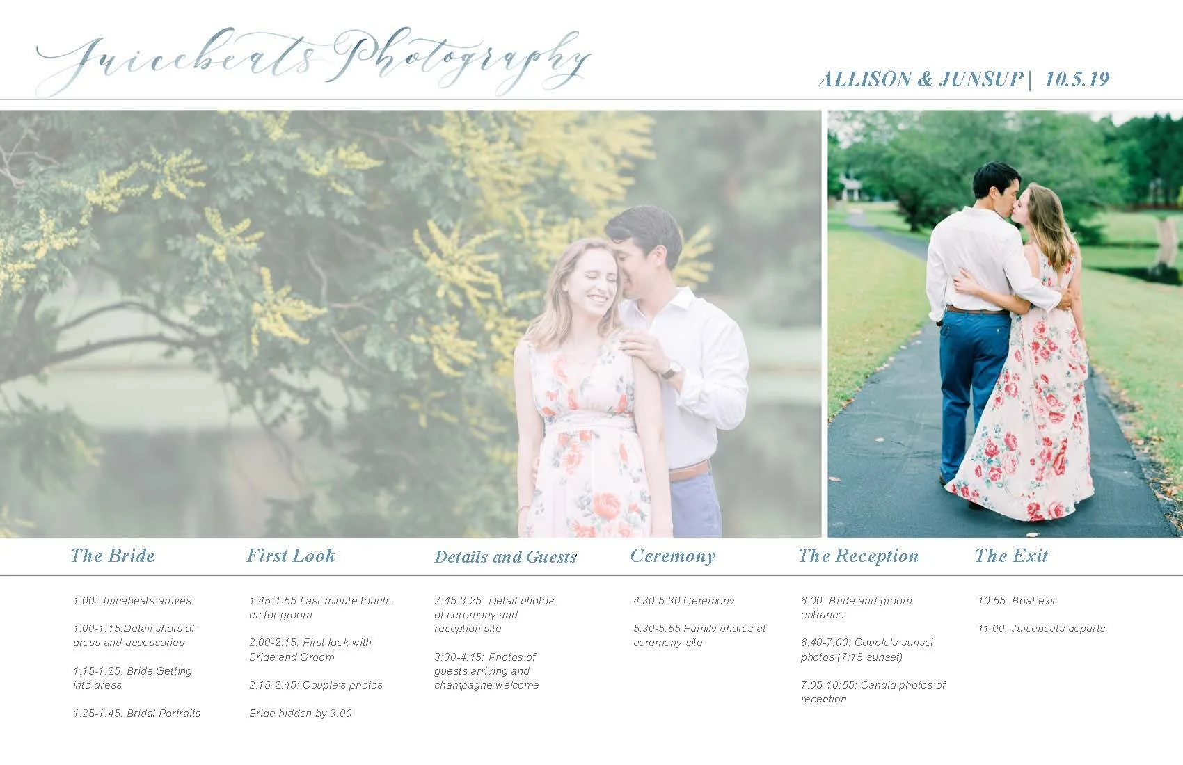 Wedding Photography Timeline: Sample + Expert Tips