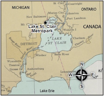 The project took place at Lake St. Clair Metropark (formerly known as Metro Beach) in Harrison Township.