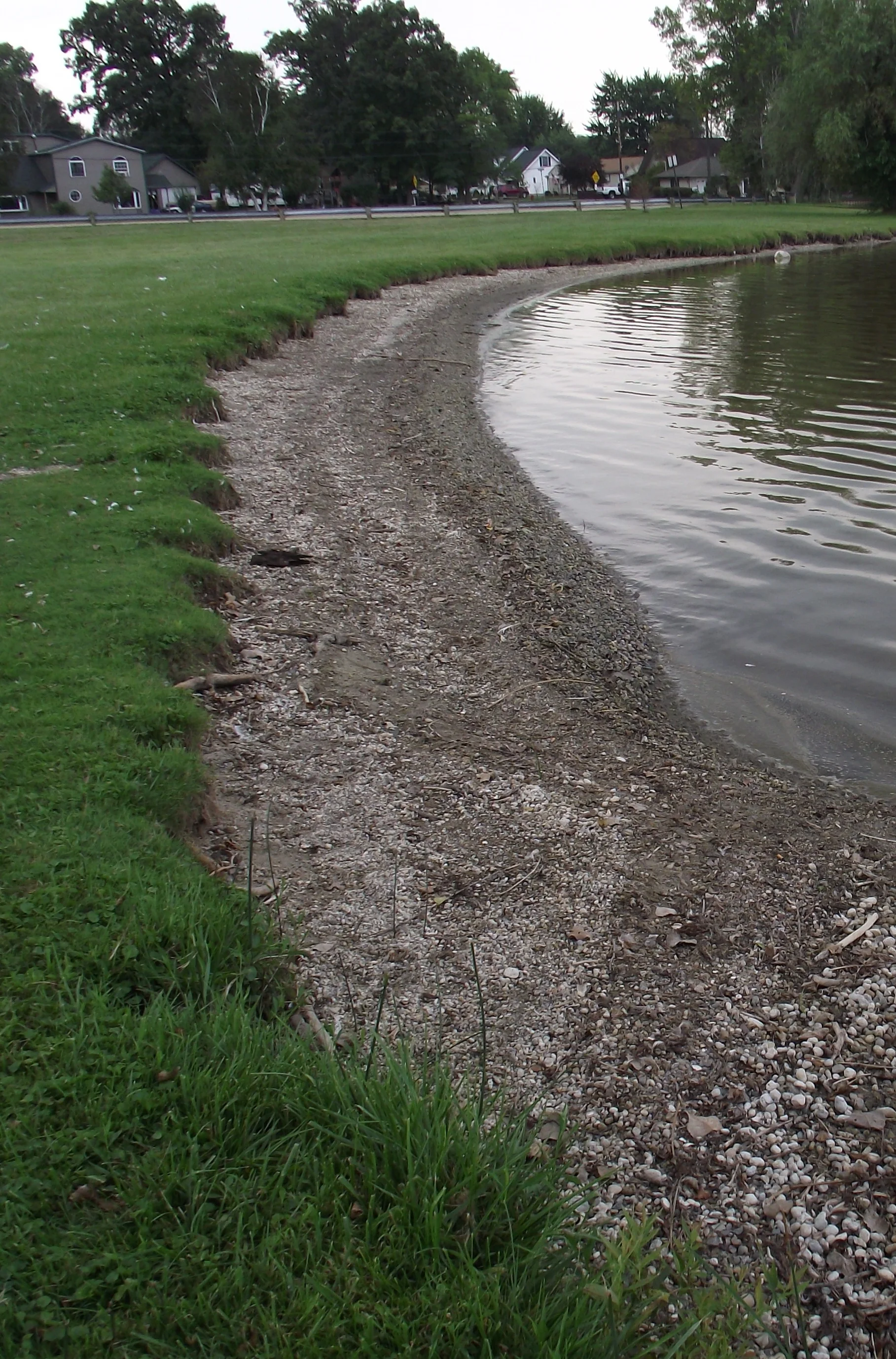 Erosion before the project