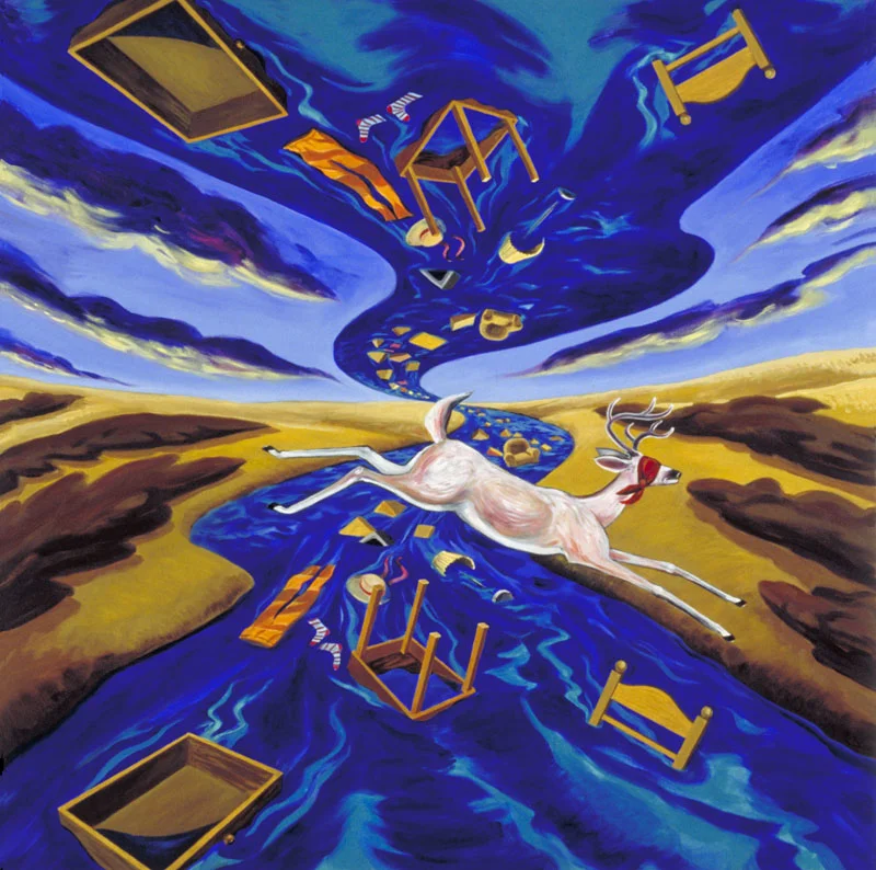 "Moving Day" oil on canvas 48" x 48" - SOLD