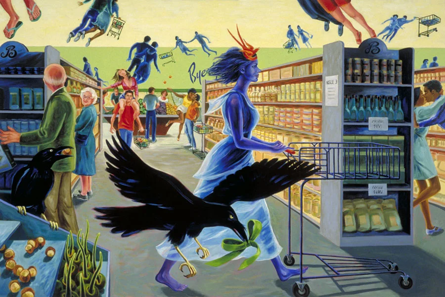 "Aphrodite at Byerly's" oil on canvas 48" x 72" - SOLD