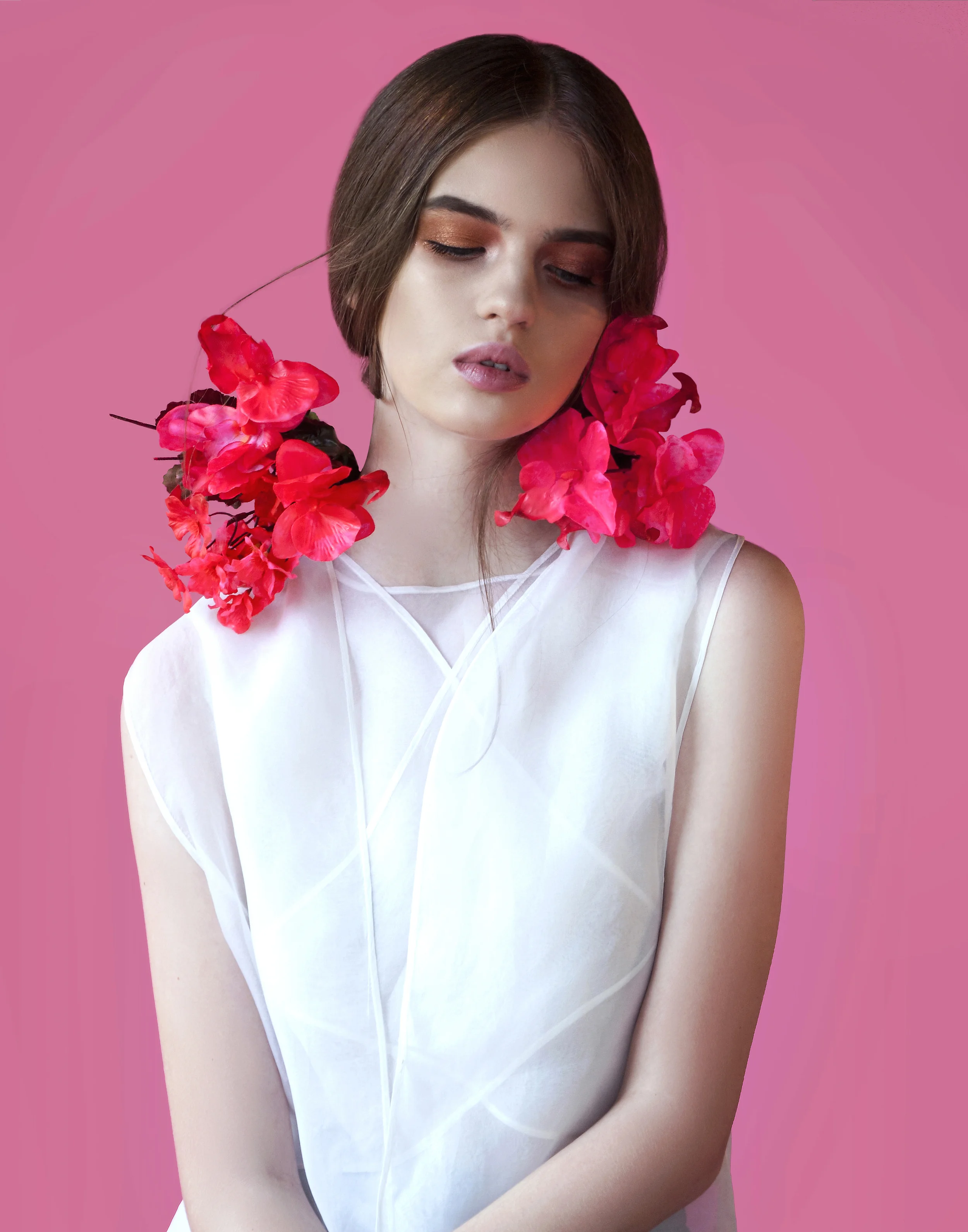  Top by Susannah Ashkenas  Model: Nikita Jansen  Photographer: Aaron Bernstein  MUA: Katherine Taylor 