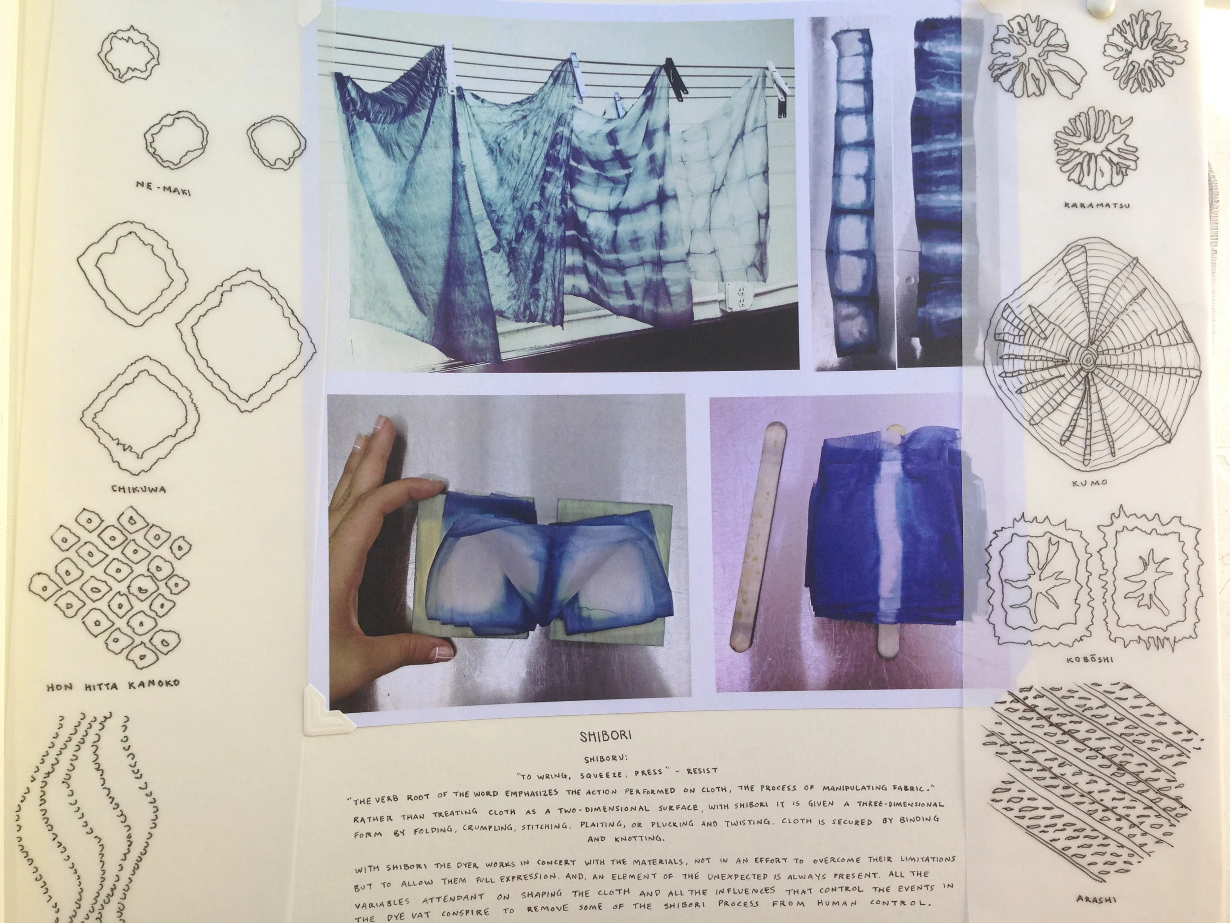  shibori exploration - technique 