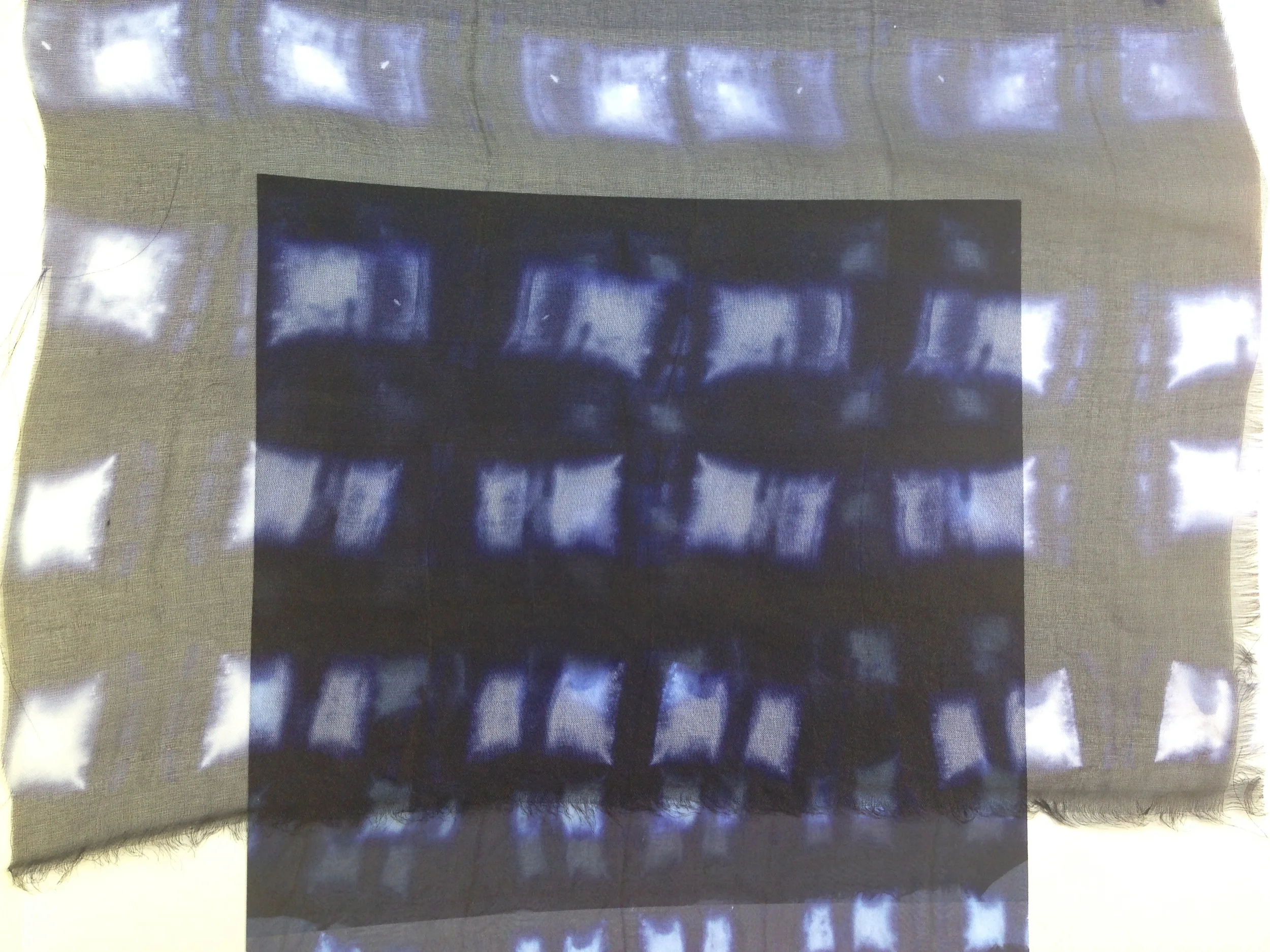  dye sample over digital print 