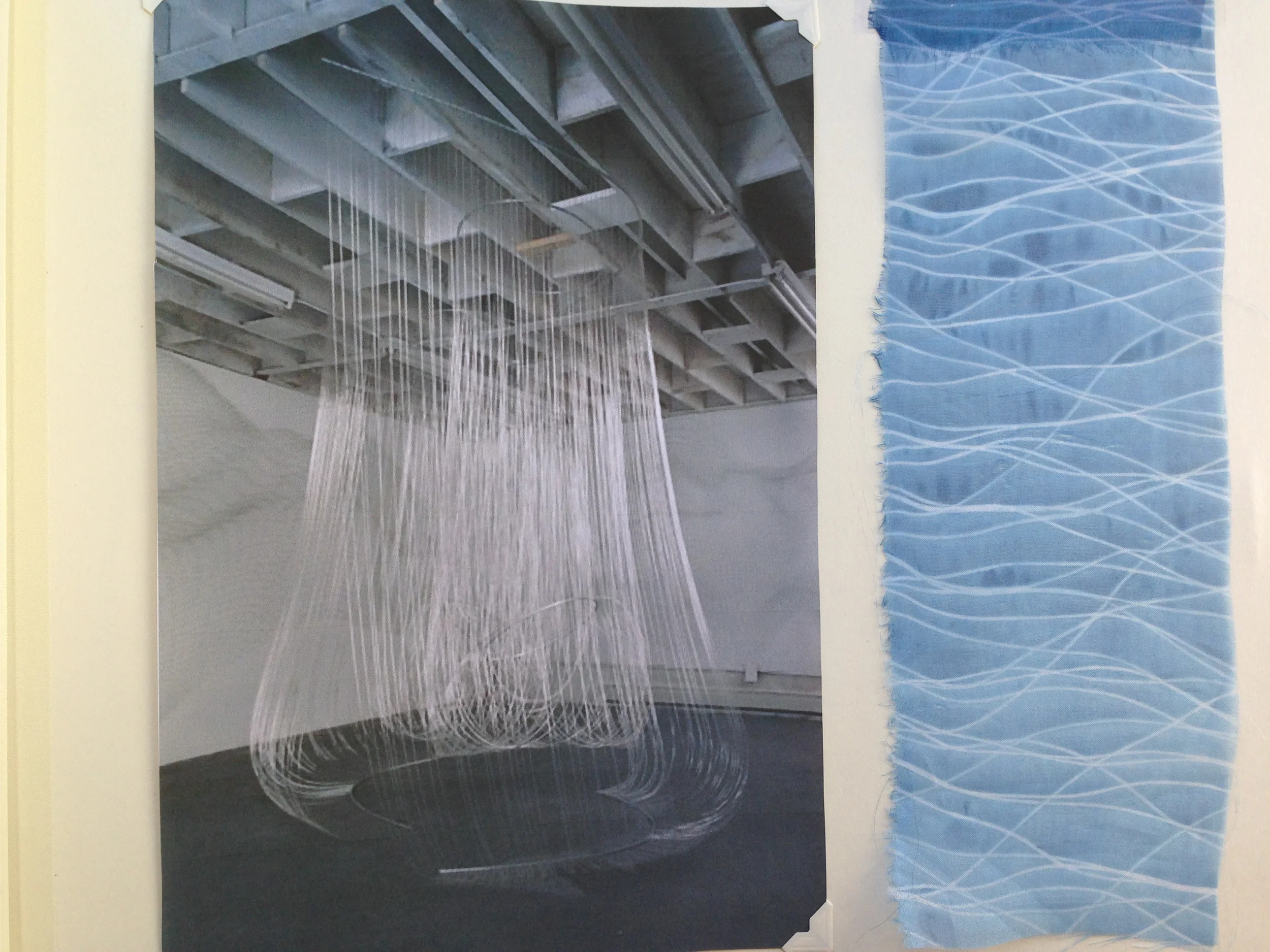  indigo shibori sample 