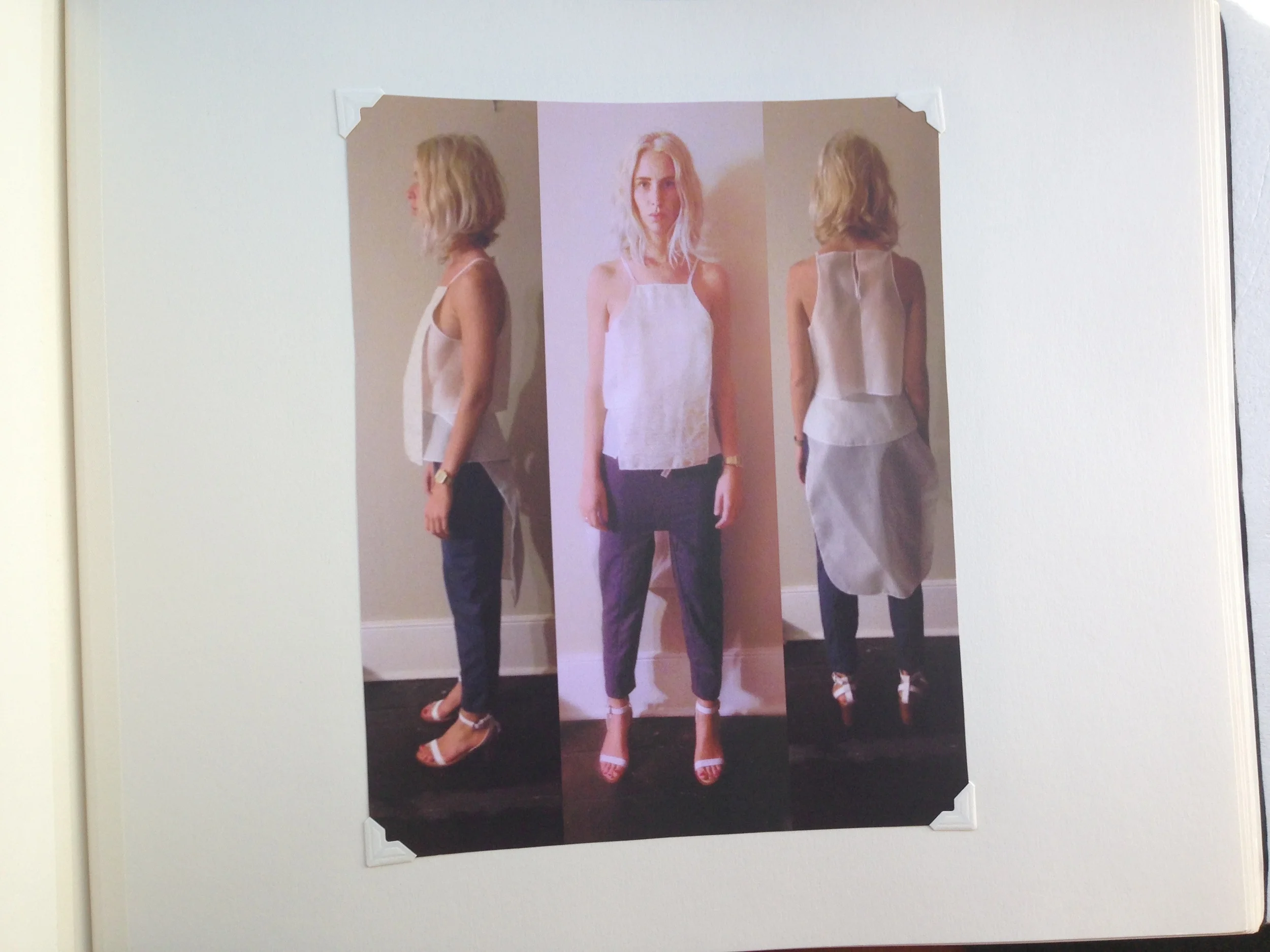  model fittings - muslin 