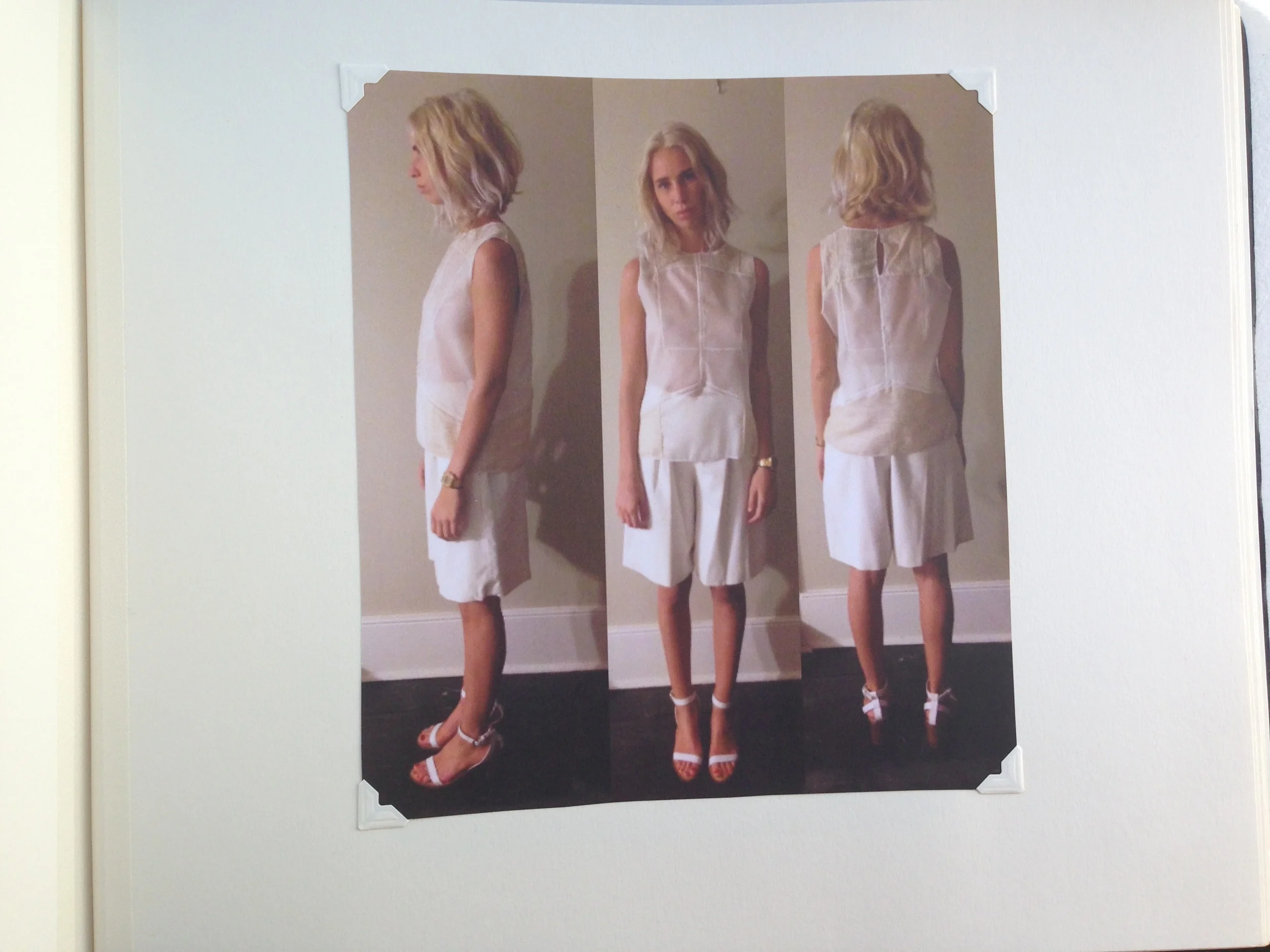  model fittings - muslin 