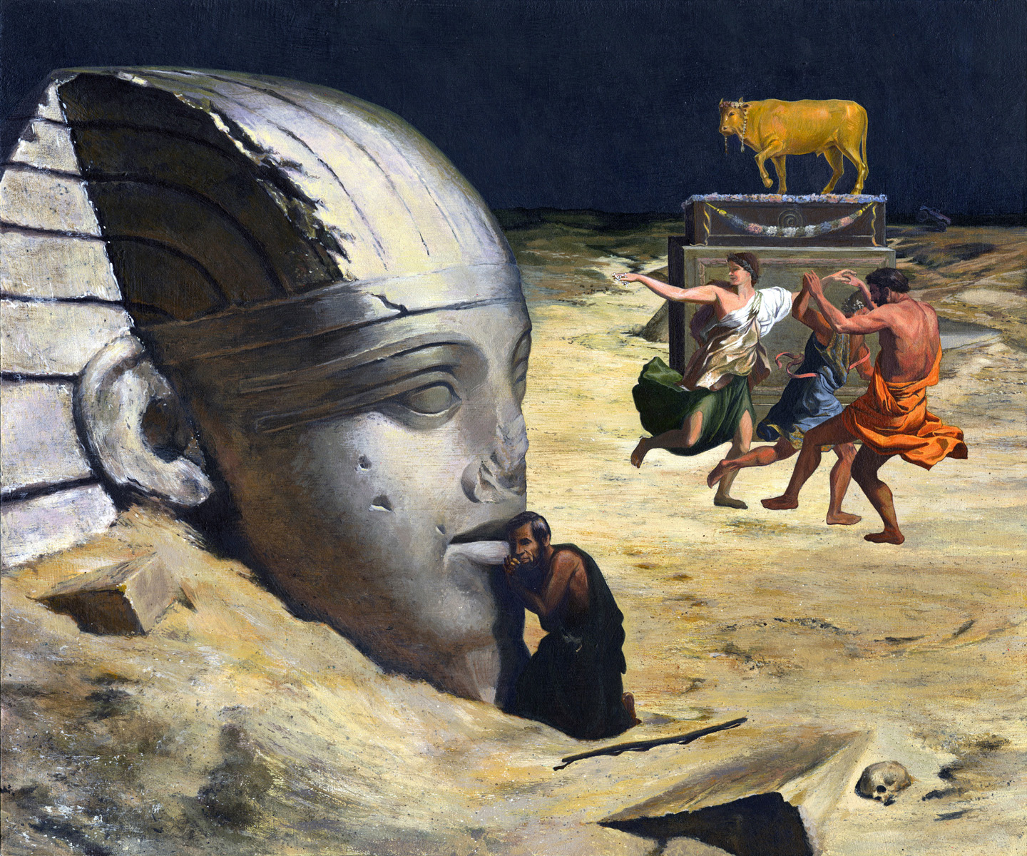 And there was a famine in the land; and Abram went down into Egypt to sojourn there; for the famine was sore in the land.