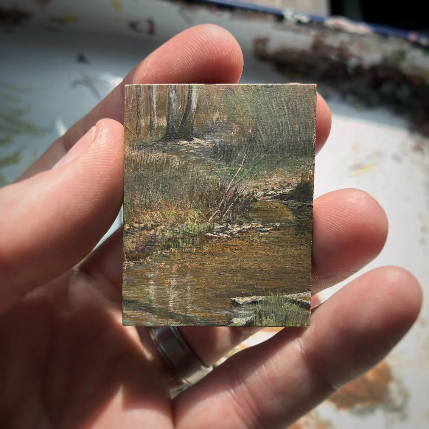 The result of sitting outside for about 2 hours today.