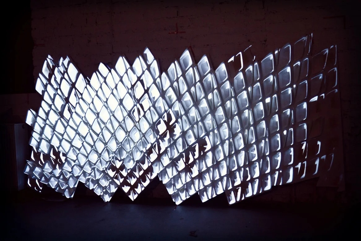 videomapping tests on one of the parts