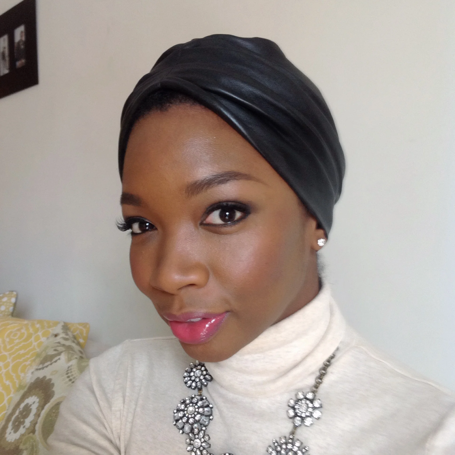 Wearing Black Up Full Coverage Cream Foundation in HC 08 and HC 09