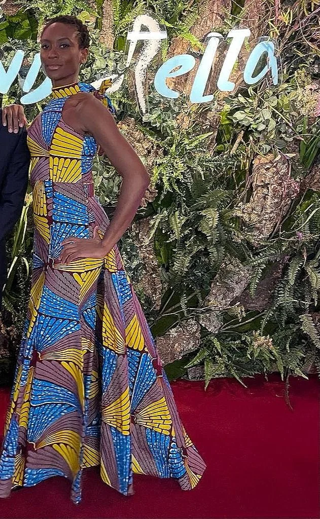 African cinderella bespoke dress
