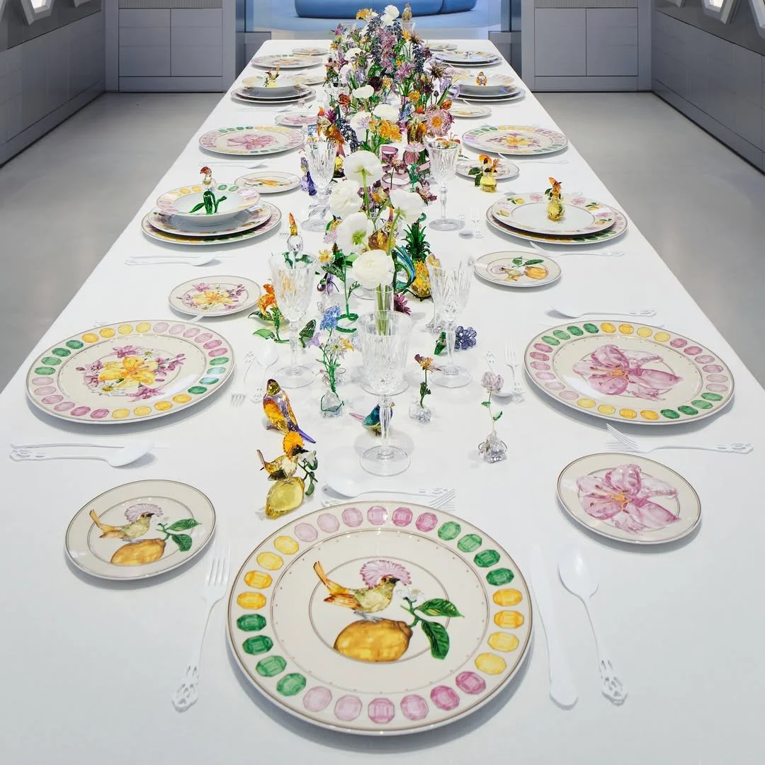 Serving crystal, color, and nature’s beauty, the Swarovski x Rosenthal collection made its debut.jpg