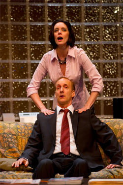  Justine &amp; Bill (Peter Anderson) in "The Love List" (Vancouver Playhouse)  *Photo by David Cooper 