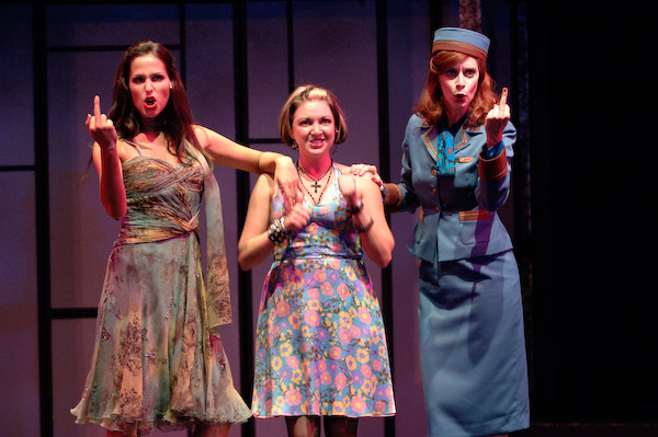  April, Kathy (Debbie Timuss) &amp; Marta (Alison MacDonald) in "Company" (Arts Club Theatre)  *Photo by David Cooper 