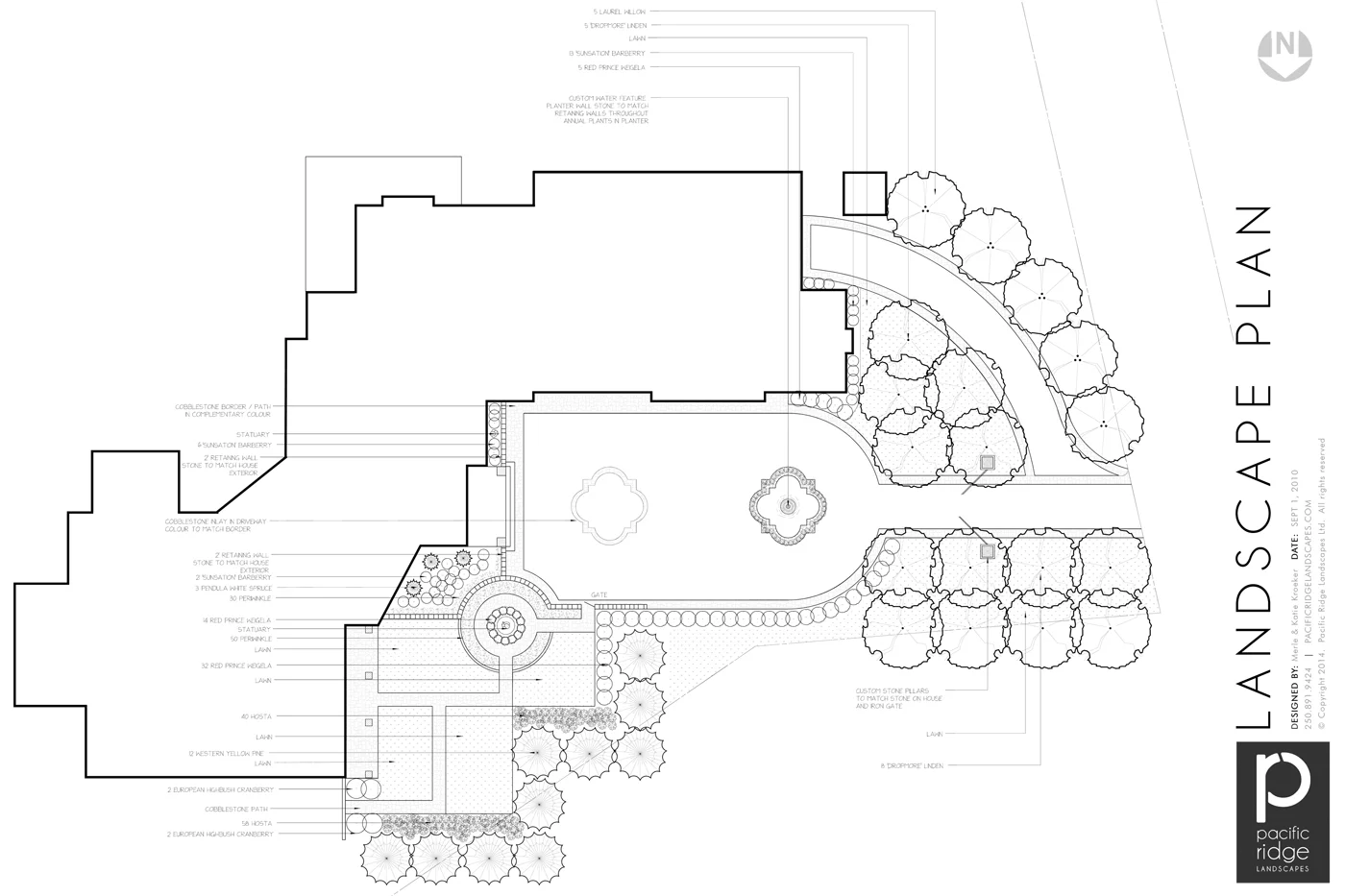 STYLE: Japanese Garden LOCATION: Front Side Yard