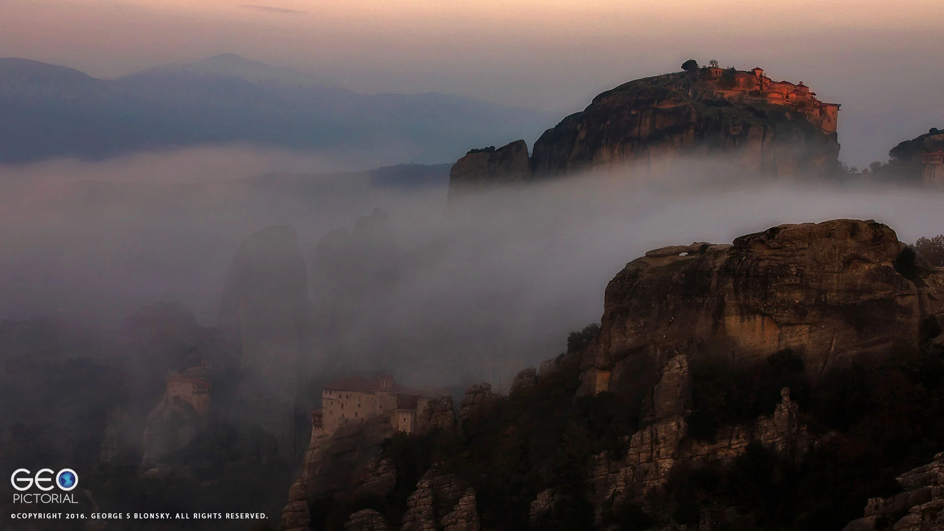 Megalo Monastery at Meteora