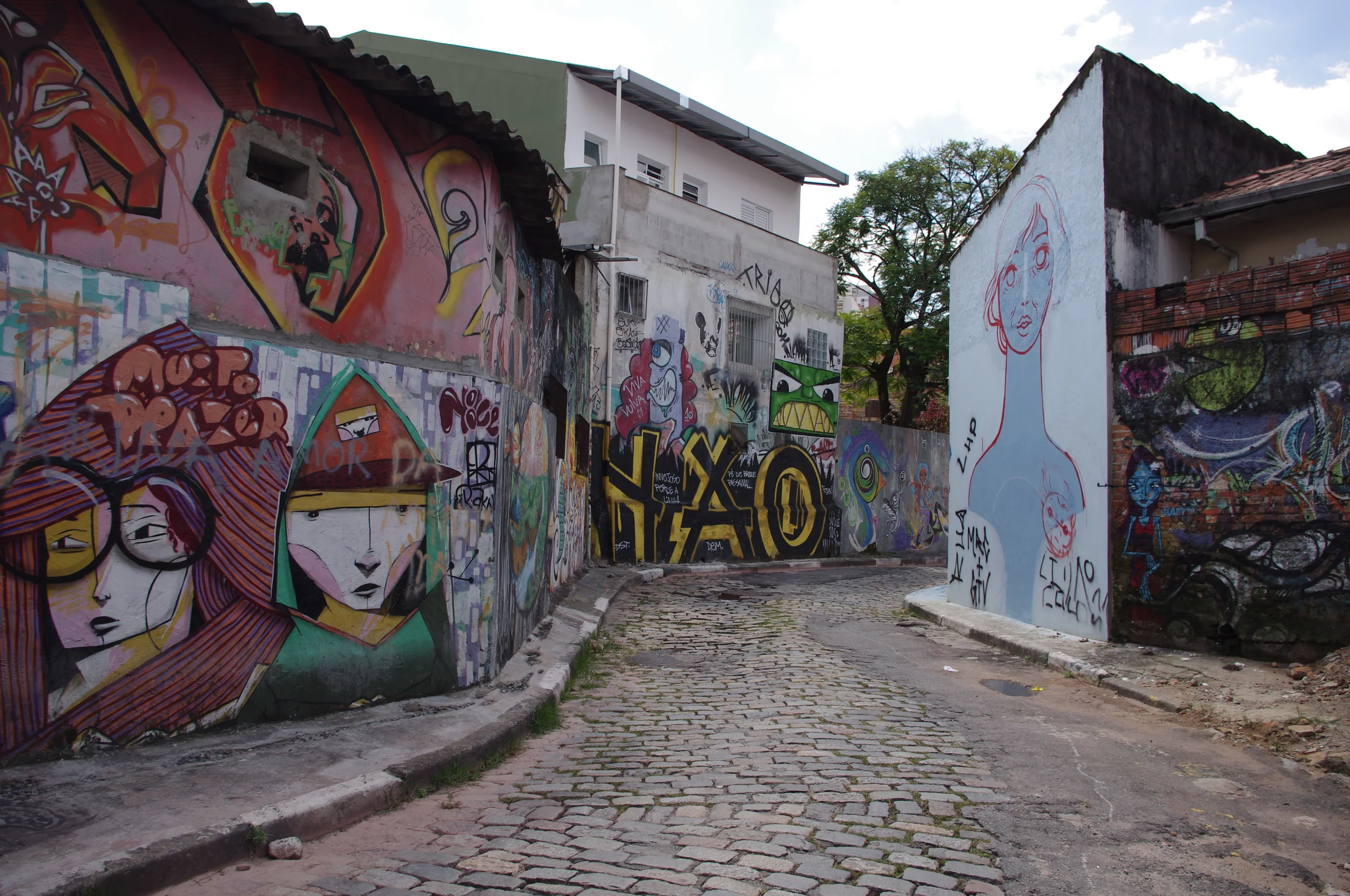 Street art in Sao Paulo, Brazil.