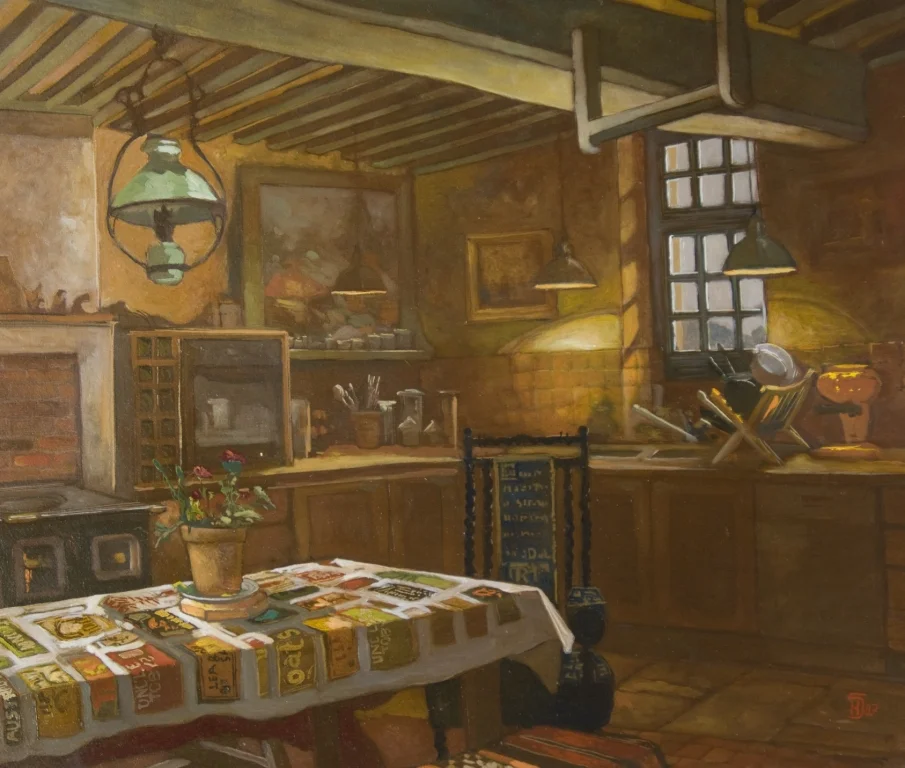 11. The Aussie tablecloth - 59 x 80cm - Huile sur carton.jpg