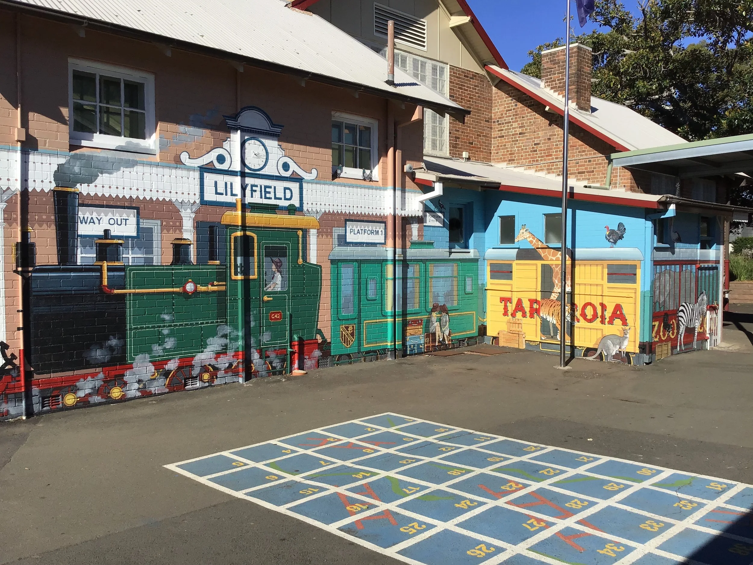 School Mural Orange Grove Public School, Lilyfield Sydney 2018
