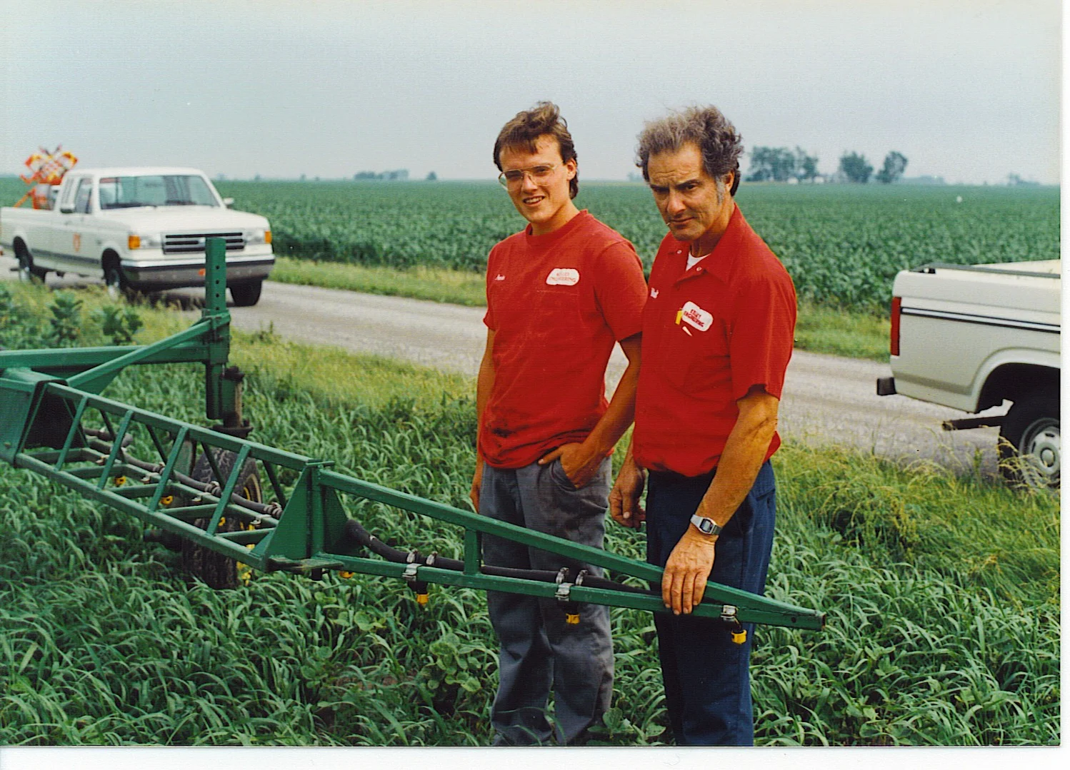 Kevin (left) and Walt (right) in the summer of 1989(?).