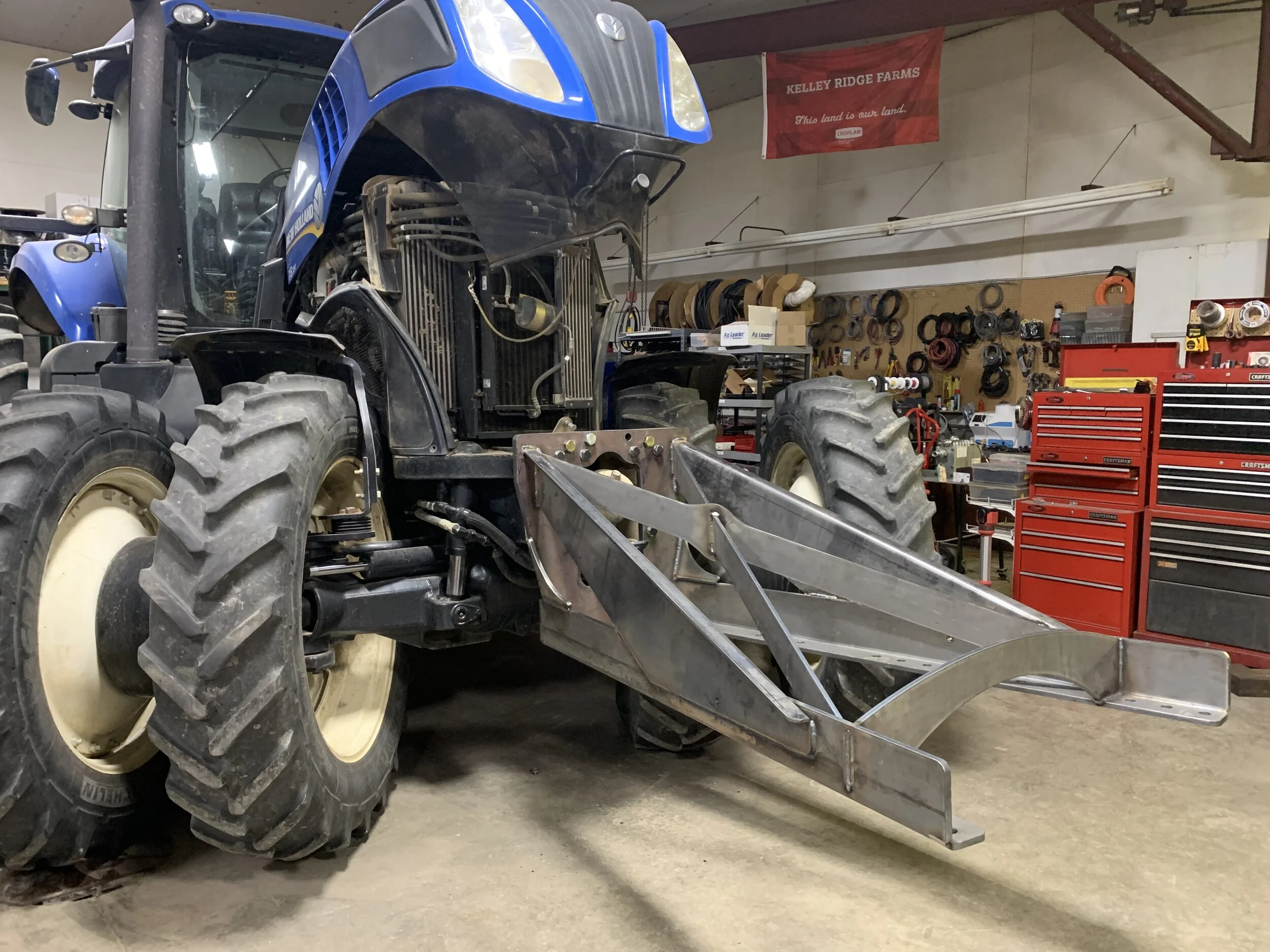 New Holland T8.3xx prototype prior to power coating.