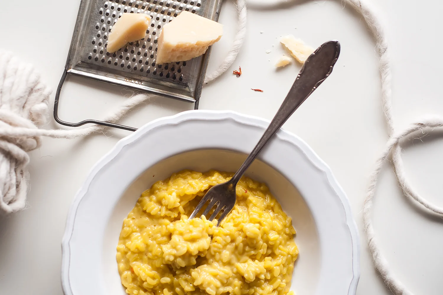 Risotto alla Milanese (Risotto with Parmesan & Saffron)