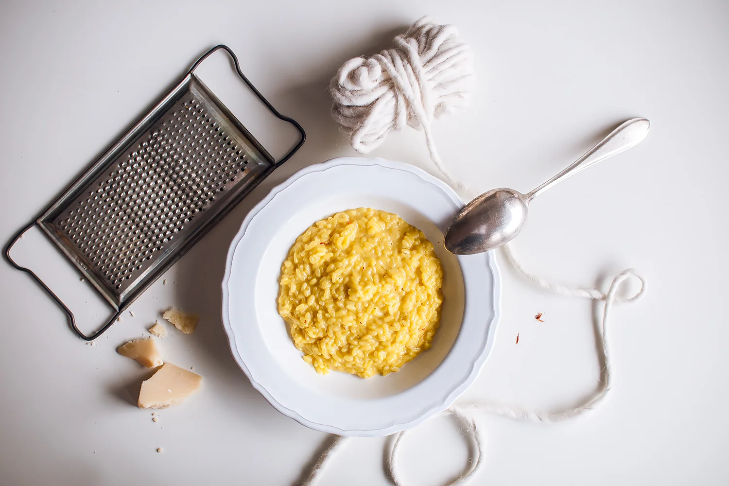 Risotto alla Milanese (Risotto with Parmesan & Saffron) + recipe