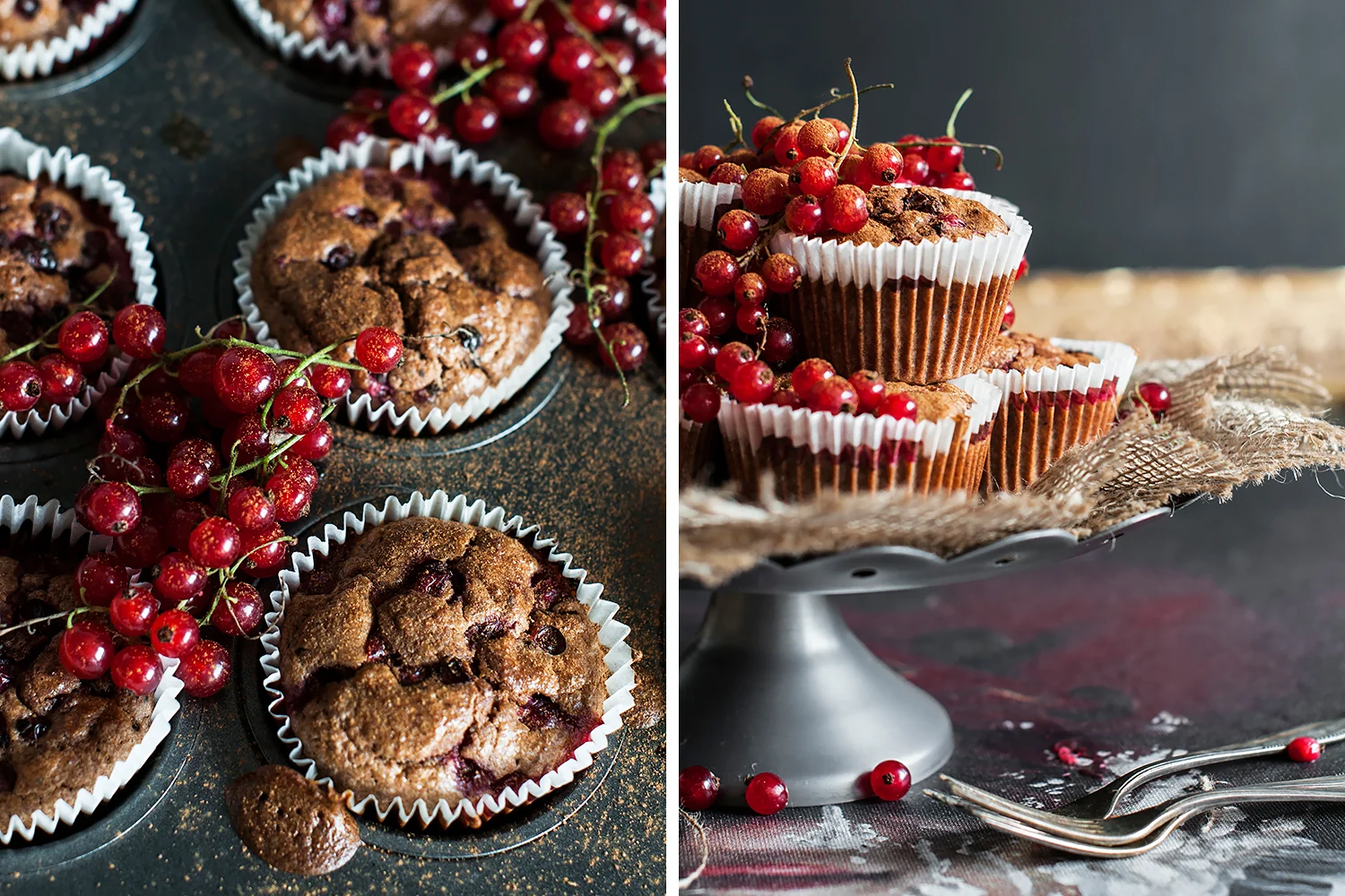 Muffins with Red Currants (Recipe)