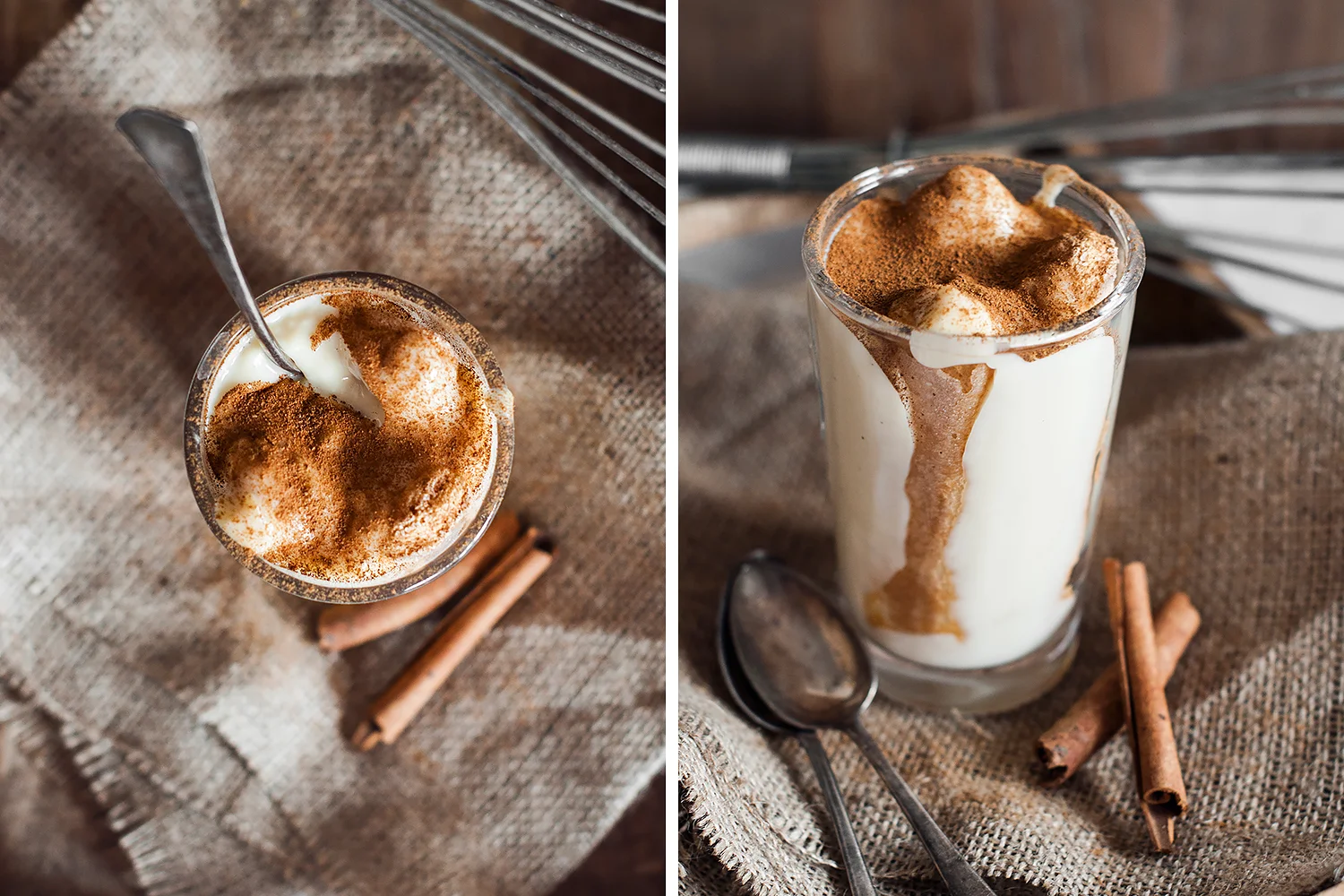 Vanilla Puding with Cinnamon