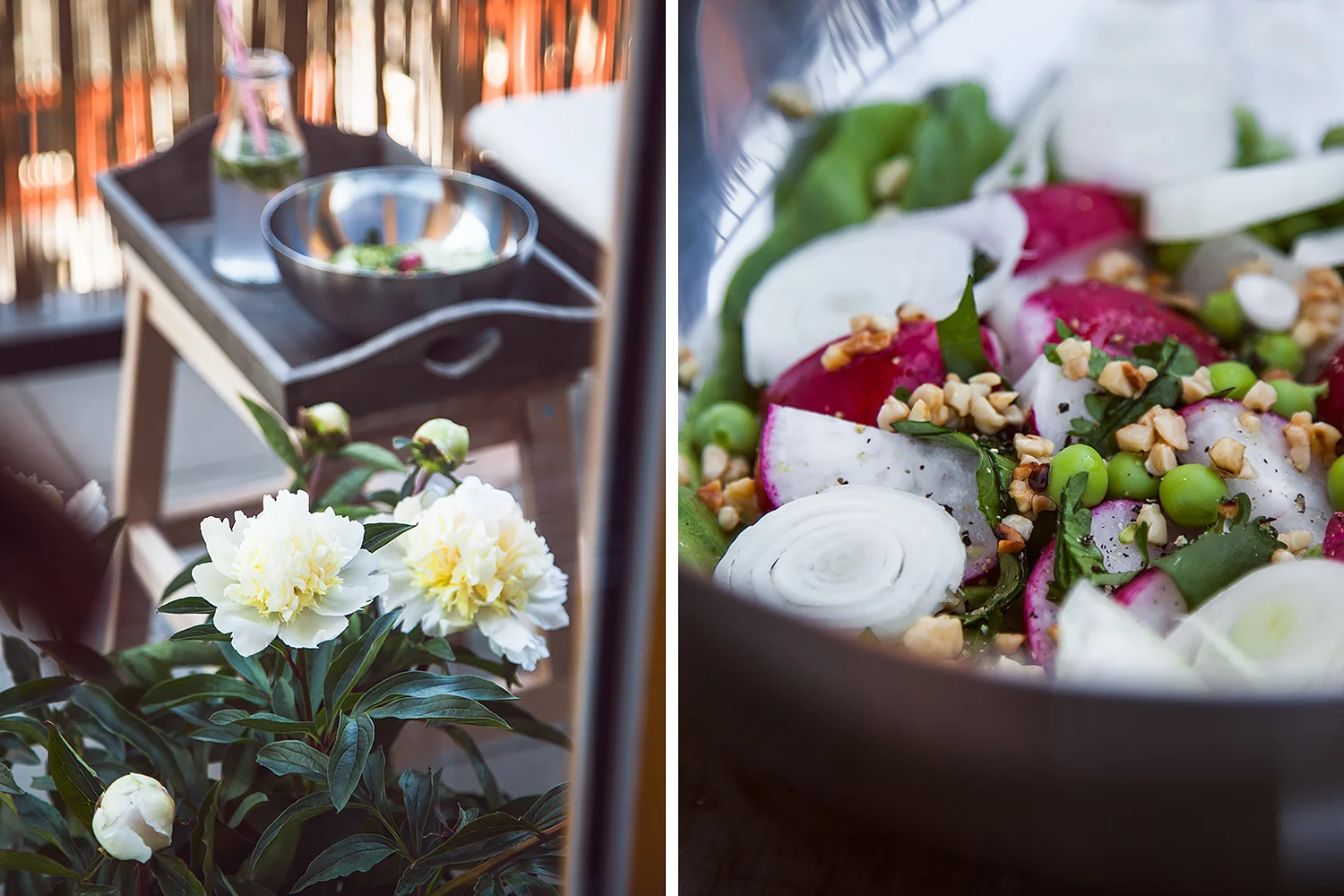 Fresh Summer Salad with Snap Peas