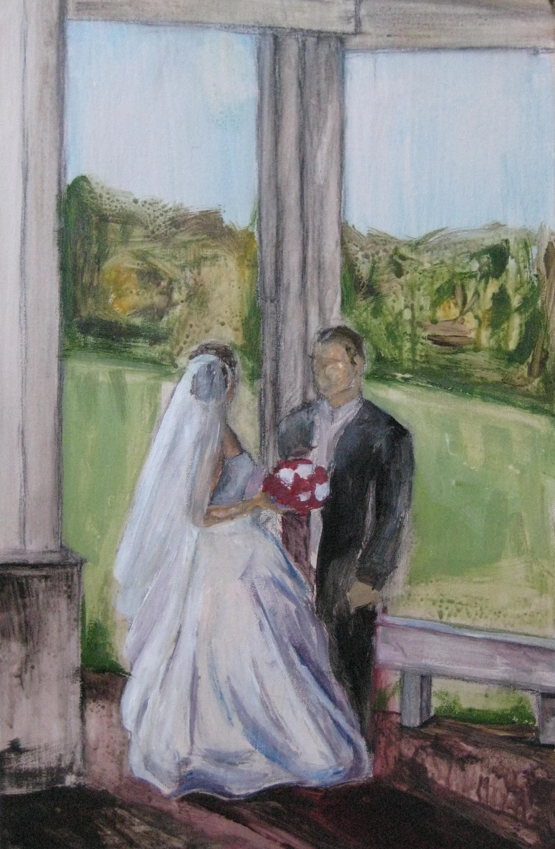 Bride and Groom from photo