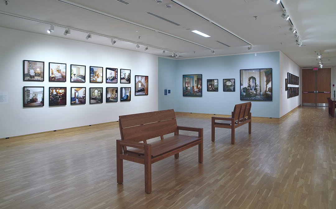 View of Analytic images on left and 9 Wellington on far wall