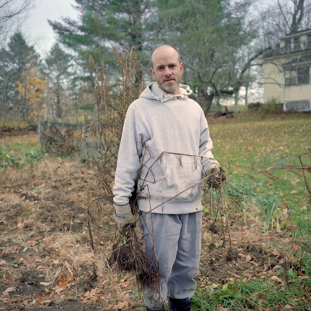 Jim Standing in His Garden