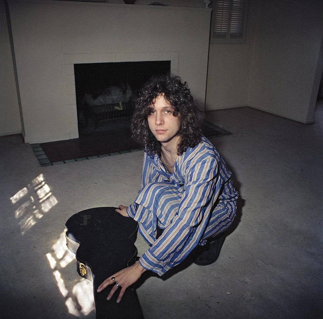 Geof on the Floor with His Guitar