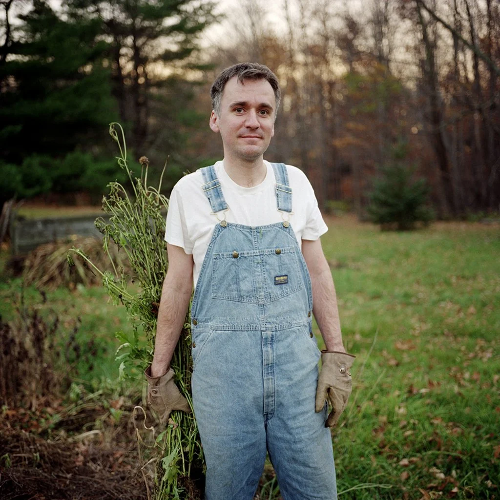Mike Standing in the Garden at the End of the Day