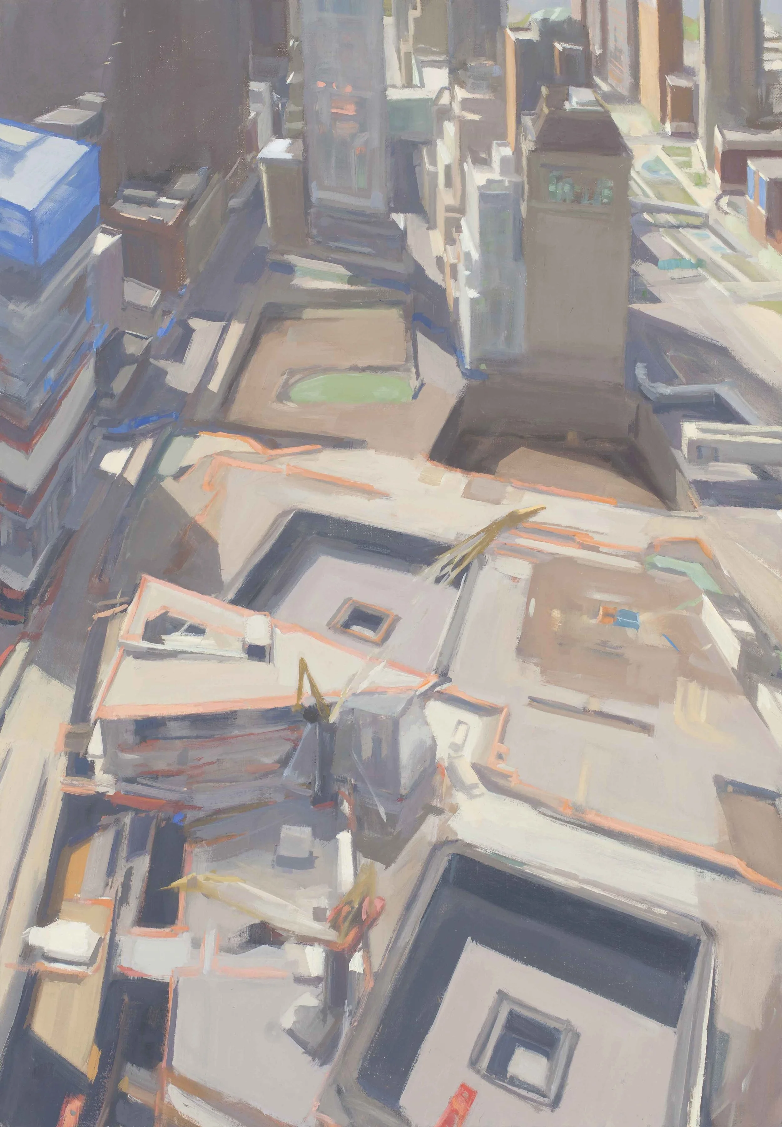   Reflecting Pools,  2011  Oil on linen  26" x 18" 