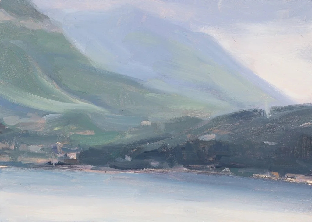   Intersecting Hills , 2016  oil on panel  5” x 7”  