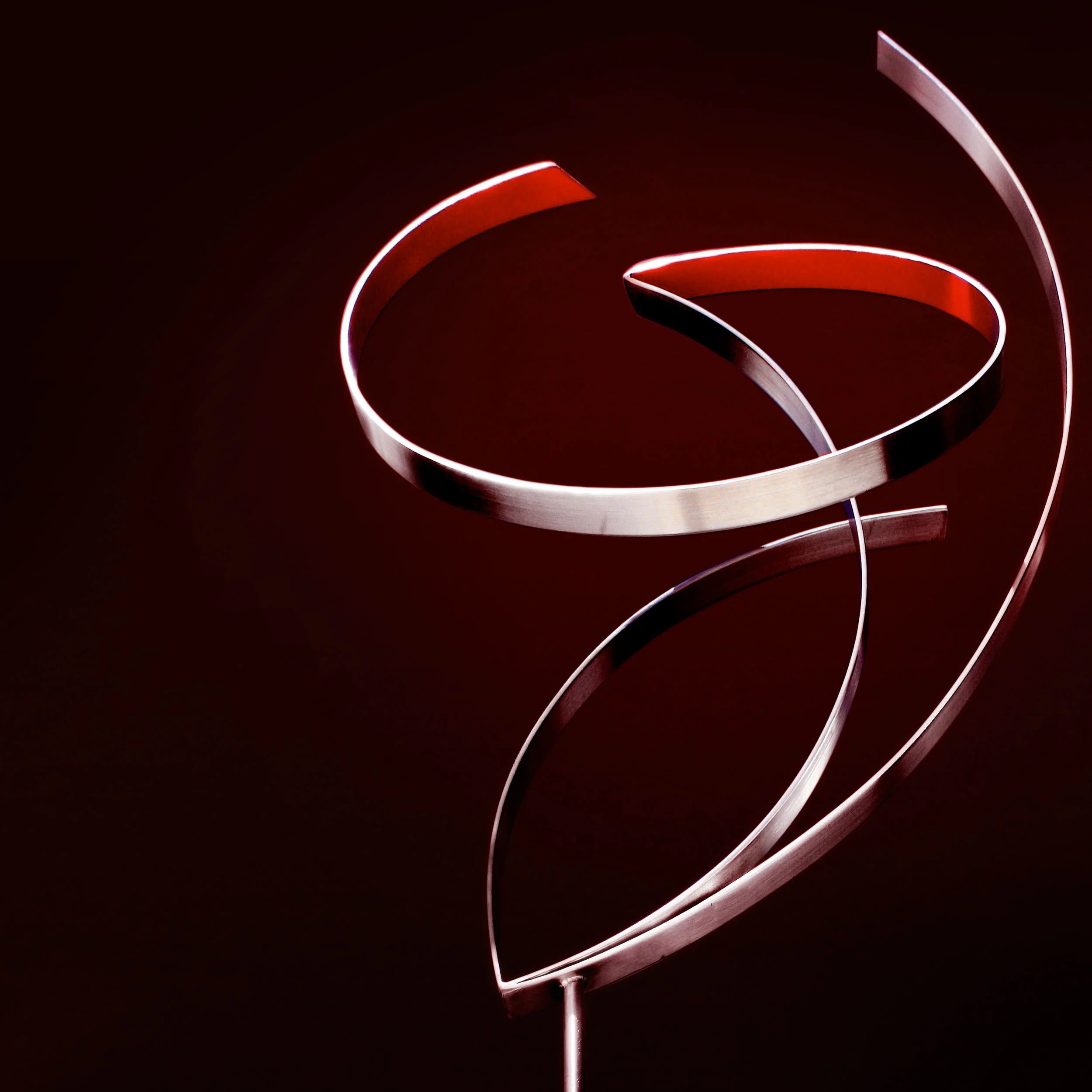  35" H x 13" W x 6.5" D • Stainless Steel 2010 • Private Collection    