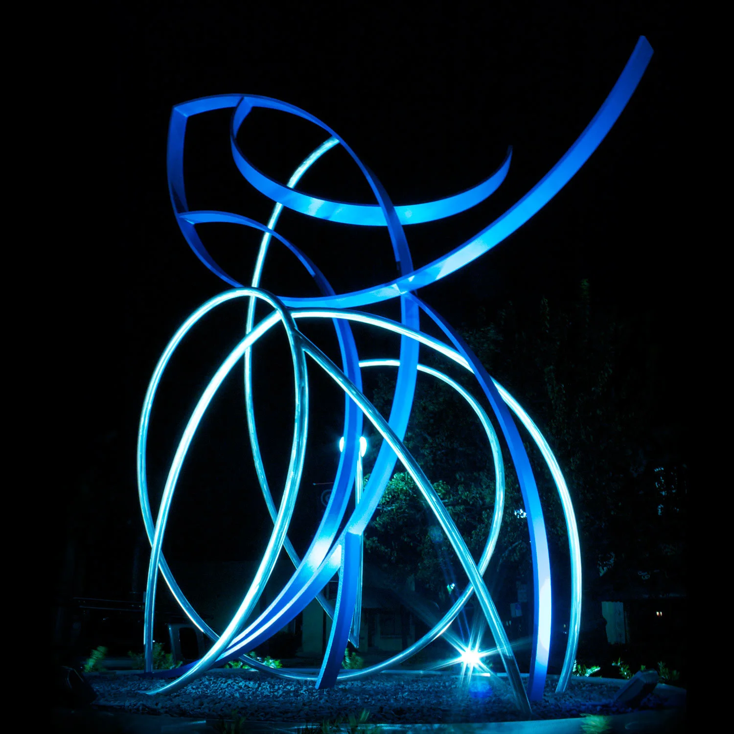  20' H x 13' Diameter &bull; Aluminum &bull;&nbsp;2013 Campbell Park in Historic Downtown Melbourne, FL 