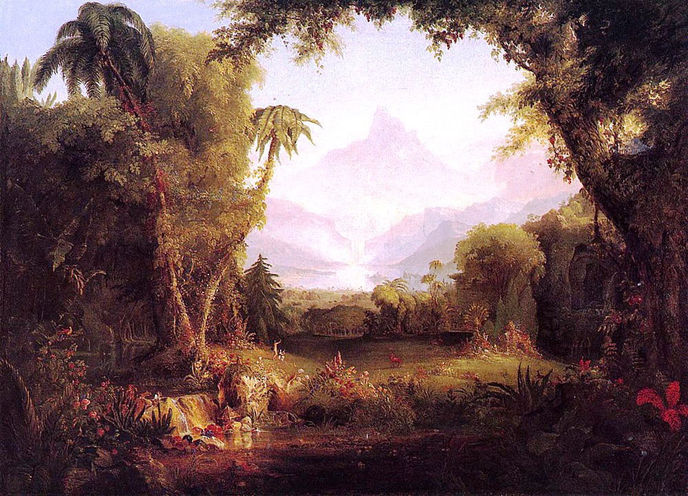 Thomas Cole- "The Garden of Eden"