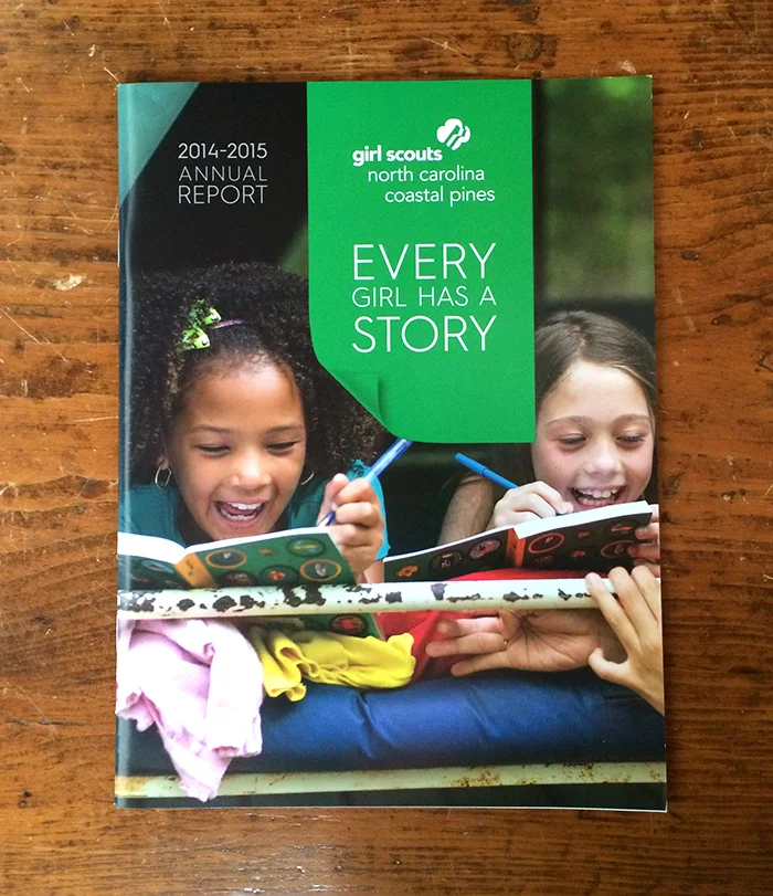 Girl Scouts North Carolina Coastal Pines 2014-2015 Annual Report - Every Girl has a Story