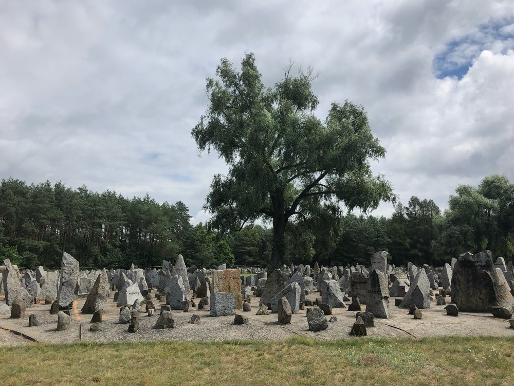  Memorial stones at Treblinka.&nbsp; 