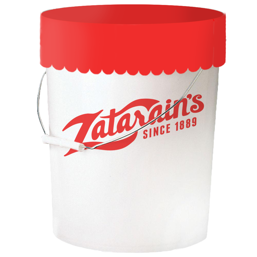 Big party sized buckets of Jambalaya available at CostCo and Sam’s Club
