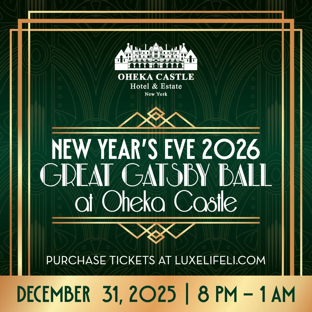 ✨ A Night of Grandeur Awaits ✨
⠀
Join us this New Year&rsquo;s Eve at OHEKA Castle as we celebrate the 100th Anniversary of The Great Gatsby with an unforgettable evening of 1920s elegance.
⠀
🍾 Cocktail Hour: 8PM
🍽️ Dinner &amp; Dancing: 9PM&ndash;