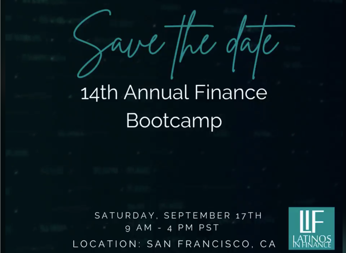 14th Annual Latinos in Finance Bootcamp